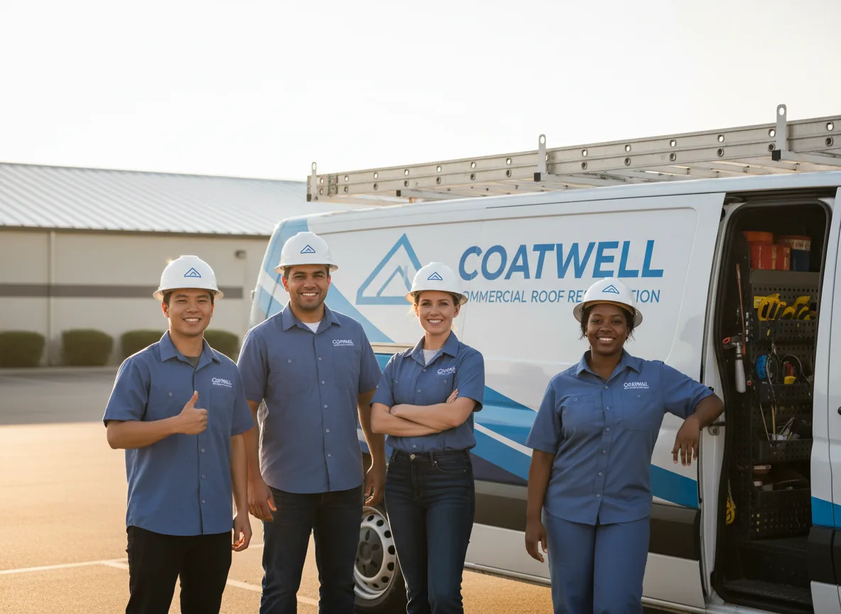 Commercial roof coating company in Ogden, IL